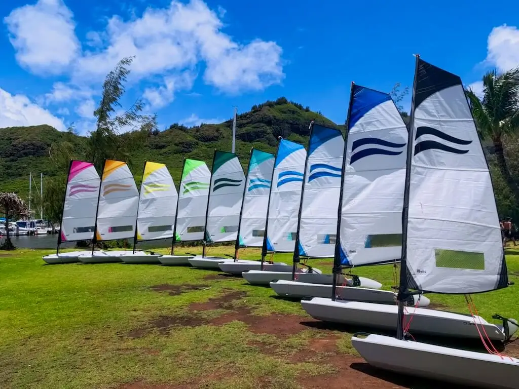 O'pen skiff voiles de club